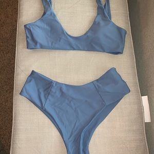 Blue bikini!!